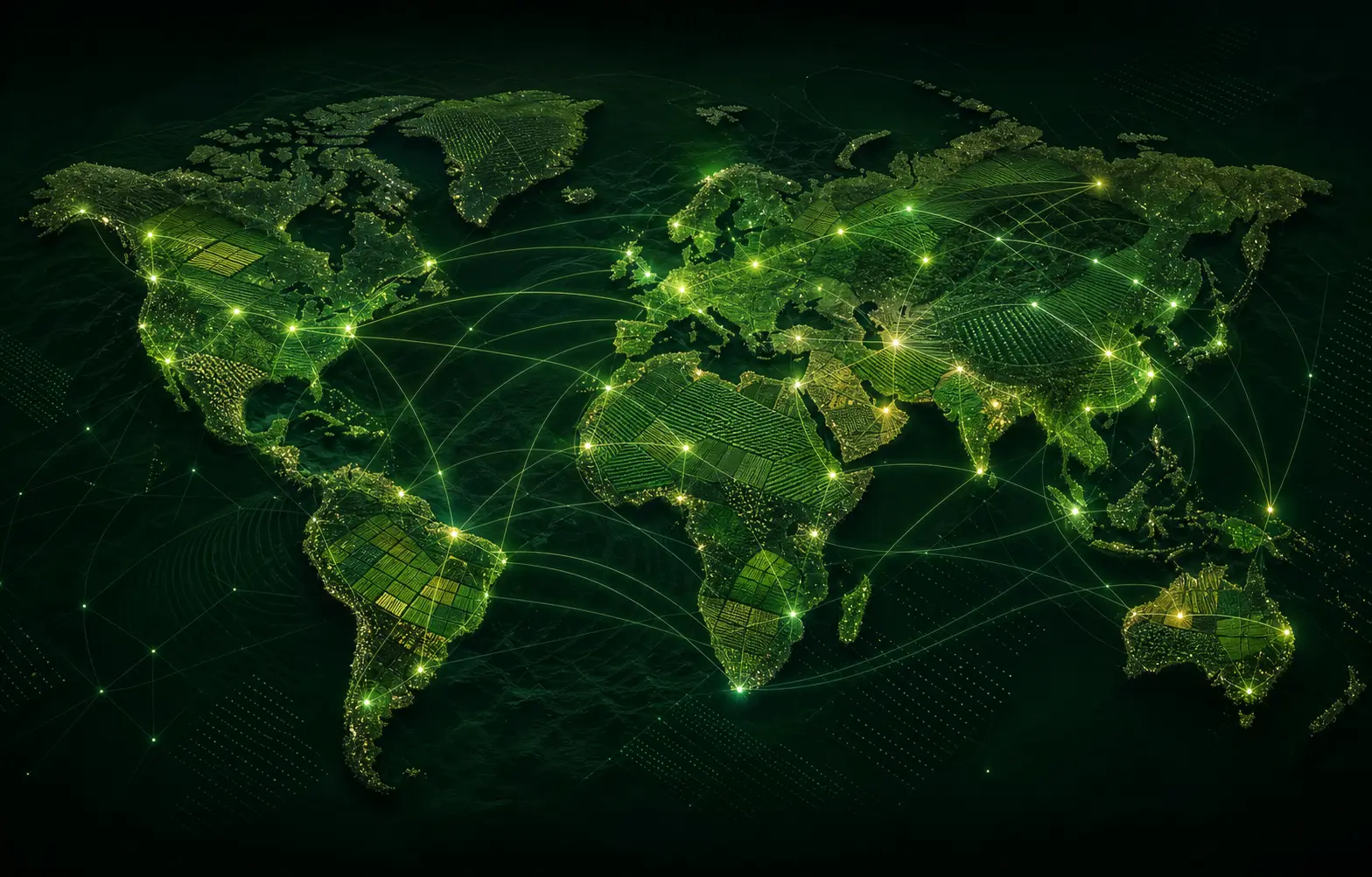 Global agriculture and energy intelligence network